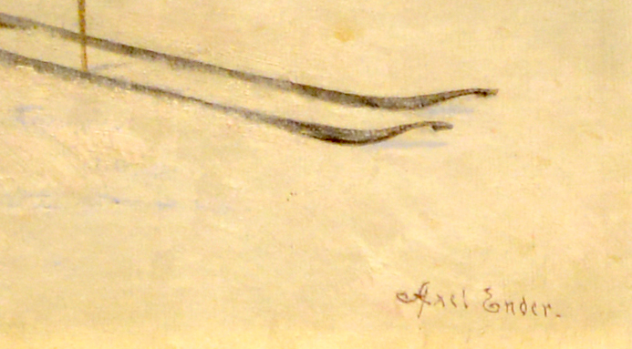 Signatur Axel Ender, The Gundersen Collection