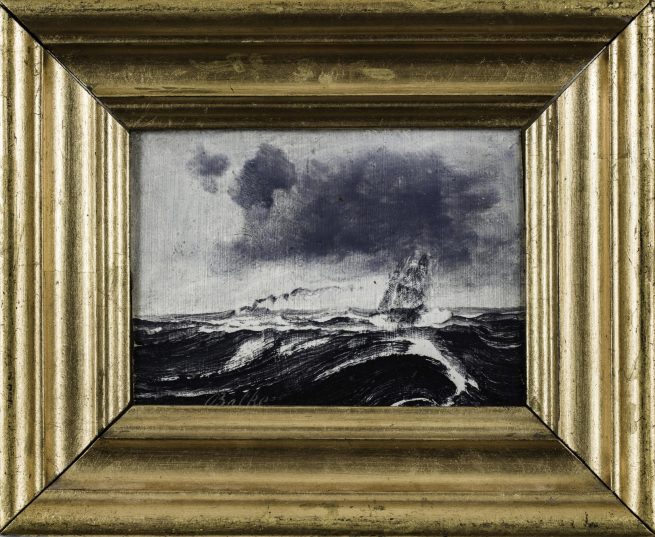 The Gundersen Collection er en imponerende samling av kunst og norske bondeantikviteter. Store deler av samlingen er stilt ut på hotellet Vestlia Resort i fjellbygda Geilo, Norge. The Gundersen Collection har også Norges viktigste private samling med grafikk av Edvard Munch. Ikke minst flere håndkolorerte grafiske verk. Her ser vi Peder Balke, dampbåt og seilbåt, olje på treplate, 9x11,5 cm.