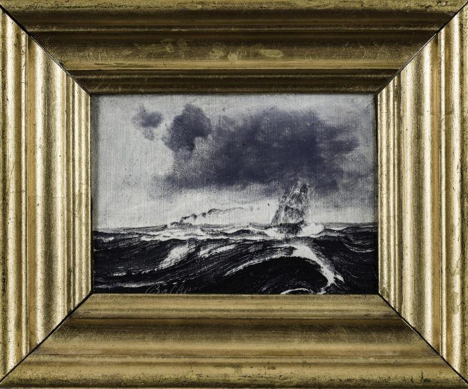 The Gundersen Collection er en imponerende samling av kunst og norske bondeantikviteter. Store deler av samlingen er stilt ut på hotellet Vestlia Resort i fjellbygda Geilo, Norge. The Gundersen Collection har også Norges viktigste private samling med grafikk av Edvard Munch. Ikke minst flere håndkolorerte grafiske verk. Her ser vi Peder Balke, dampbåt og seilbåt, olje på treplate, 9x11,5 cm.