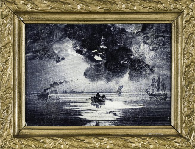 The Gundersen Collection er en imponerende samling av kunst og norske bondeantikviteter. Store deler av samlingen er stilt ut på hotellet Vestlia Resort i fjellbygda Geilo, Norge. The Gundersen Collection har også Norges viktigste private samling med grafikk av Edvard Munch. Ikke minst flere håndkolorerte grafiske verk. Her ser vi Peder Balke, marine, olje på papir oppklebet på treplate, 12x16 cm.