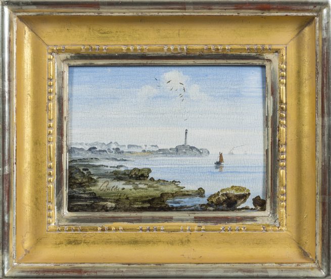 The Gundersen Collection er en imponerende samling av kunst og norske bondeantikviteter. Store deler av samlingen er stilt ut på hotellet Vestlia Resort i fjellbygda Geilo, Norge. The Gundersen Collection har også Norges viktigste private samling med grafikk av Edvard Munch. Her ser vi er bilde av Peder Balke, maleriet har denne teksten: "Herr Grosserer Wang! Bedes om venligst at modtage lille Billede for Erindring om vores høflige samarbeide i Kommunens Tjeneste. Kunsterlund 31/12.1874. Balke"