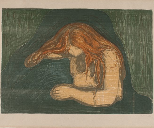 The Gundersen Collection er en imponerende samling av kunst og norske bondeantikviteter. Store deler av samlingen er stilt ut på hotellet Vestlia Resort i fjellbygda Geilo, Norge. The Gundersen Collection har også Norges viktigste private samling med Munch-grafikk. Ikke minst flere håndkolorerte grafiske verk. Her ser vi Edvard Munch, "Vampyr II"