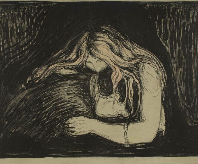 The Gundersen Collection er en imponerende samling av kunst og norske bondeantikviteter. Store deler av samlingen er stilt ut på hotellet Vestlia Resort i fjellbygda Geilo, Norge. The Gundersen Collection har også Norges viktigste private samling med Munch-grafikk. Ikke minst flere håndkolorerte grafiske verk. Her ser vi Edvard Munch, "Vampyr II"