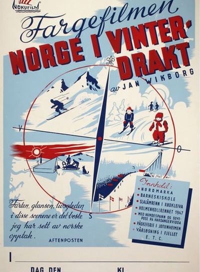 Original skiplakat