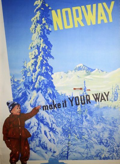 Original skiplakat